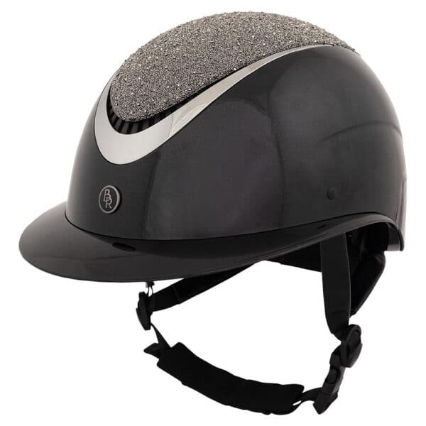 BR Theta Glamourous Ridehjelm - STR 52-54 - SORT