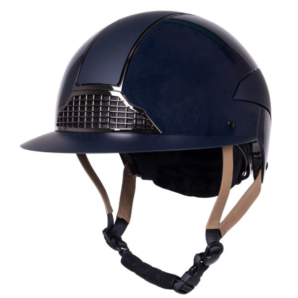 QHP RIDEHJELM MIAMI POLO VISOR - NAVY - L-XL (59-61)