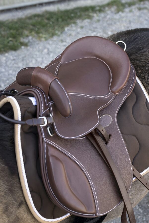 Guy Cantin ponysadel Brun 14,5"