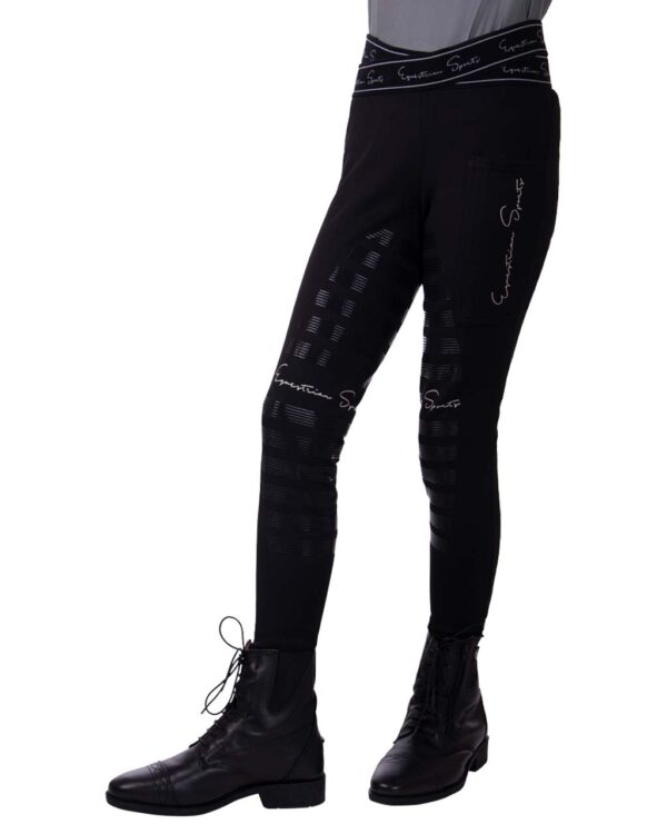 QHP Karley vinterridetights med fullgrip 116