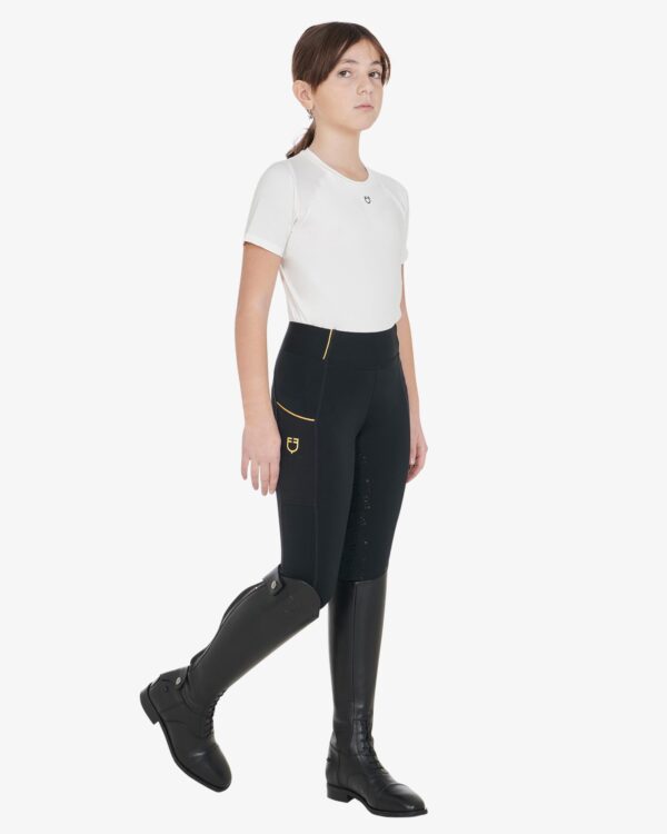 Equestro Slim Fit Junior Tights - 10 ÅR